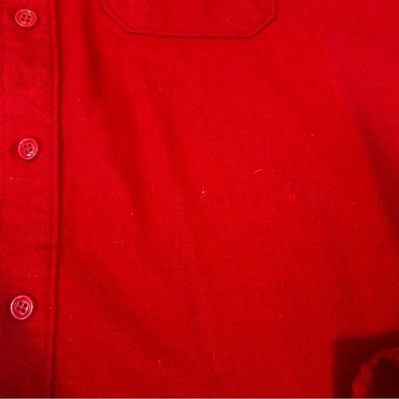 Vintage Red Button-Up Shirt - Picture 6 of 6